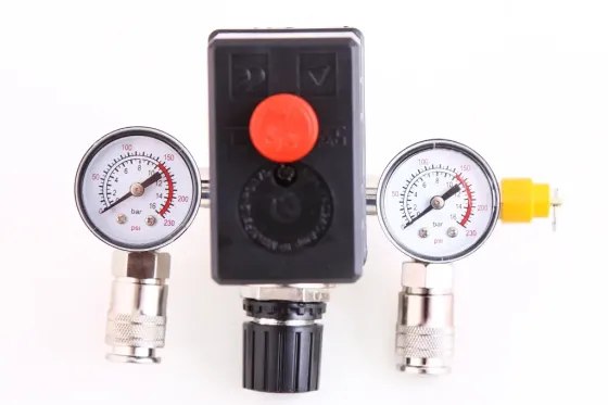 Пресостат для компресора Intertool у складі (редуктор, 2ман, 2 кольори) Вінниця