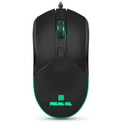 Мышка REAL-EL RM-515 USB Black (EL123200059) Винница