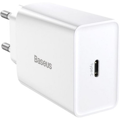 Зарядний пристрій Baseus Speed Mini Quick Charger White (CCFS-SN02) Вінниця - фото 1