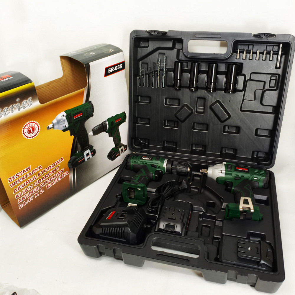 Набори інструментів для авто, Бюджетний надійний шуруповерт, Шуруповерт з набором біт в кейсі CV-29 Львів - фото 6