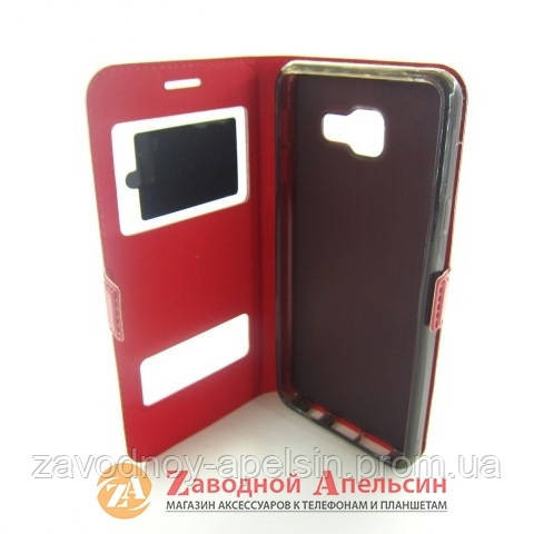 Чехол книжка Samsung A3 2016 A310 Smart Case red Одесса - изображение 3