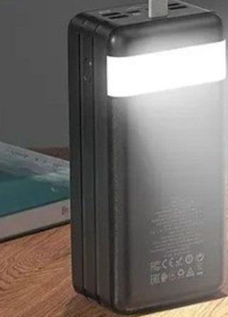 Павербанк с быстрой зарядкой и фонарем HOCO j86B 60000mAh. Киев - изображение 2