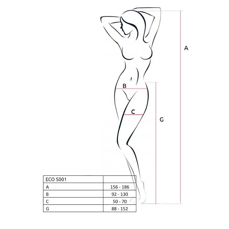 Еротичні колготки-бодістокінг Passion ECO S001 black, з доступом, декор метелики, підв’язки Львов - изображение 7