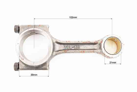 Шатун (D-39mm, d-21mm) 176F/178F (можливий наліт) Київ