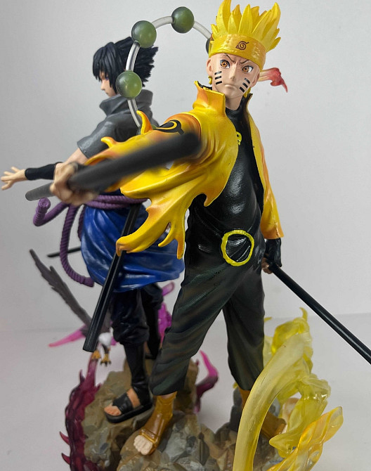 Комплект фигурок Наруто и Саске Naruto Shippuden 32см anime. Харьков - изображение 5