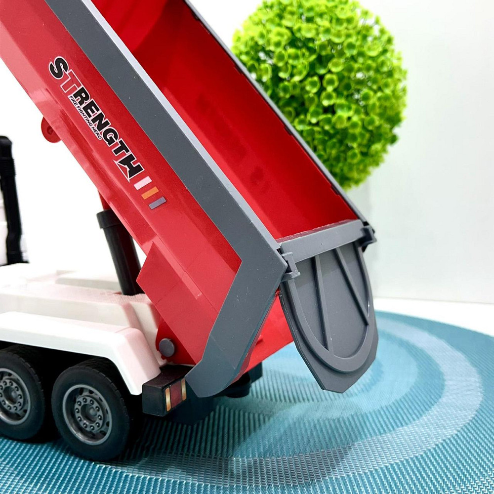 Спецтехніка Самоскид світло звук інерційний механізм рухомий кузов Червоний (687-54C) Чернігів - фото 3