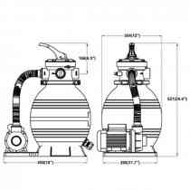 Фильтровальная установка Bridge для каркасных бассейнов до 20 м3 Киев