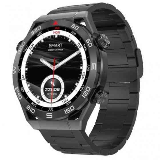 Чоловічий наручний розумний годинник Smart Ultramate з GPS (Black) Вінниця