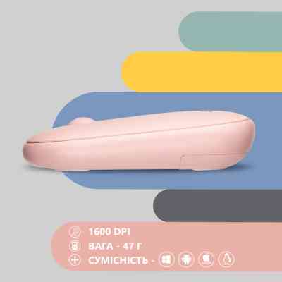 Мишка 2E MF300 Silent Wireless/Bluetooth Mallow Pink (2E-MF300WPN) Вінниця