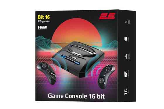 Ігрова консоль 2E 16bit HDMI (2 бездротових геймпада 913 ігор) (2E8BAVWD288) Ні Харьков