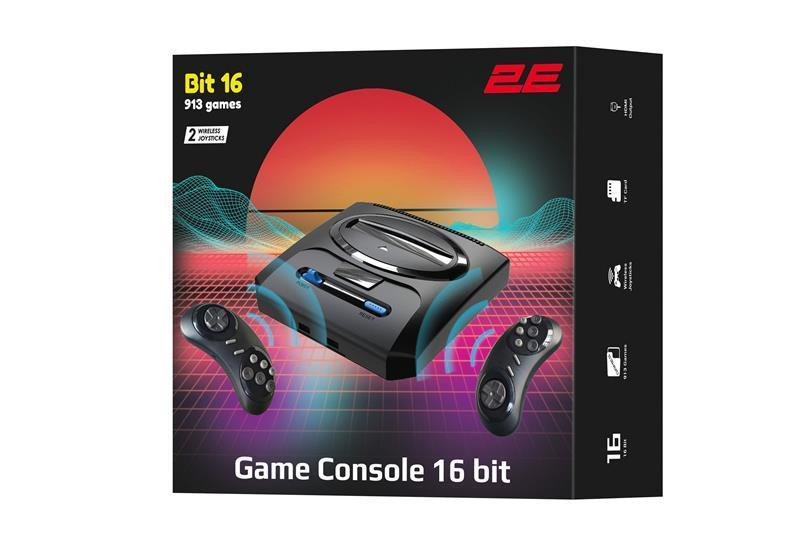 Ігрова консоль 2E 16bit HDMI (2 бездротових геймпада 913 ігор) (2E8BAVWD288) Ні Харьков - изображение 5