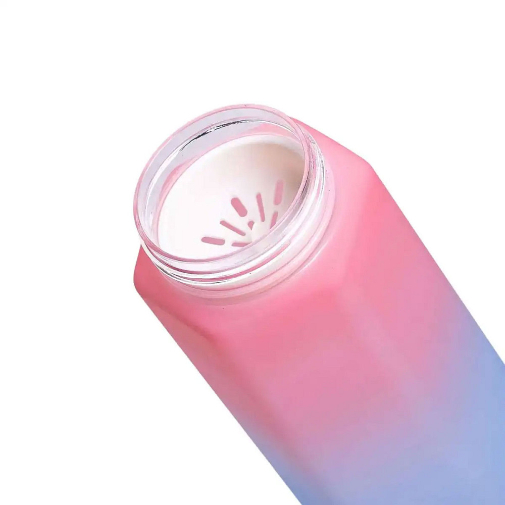 Yiwu Пляшка для води Keep Going 650 мл з наклейками рожева HP-14-47P Коломыя - изображение 5