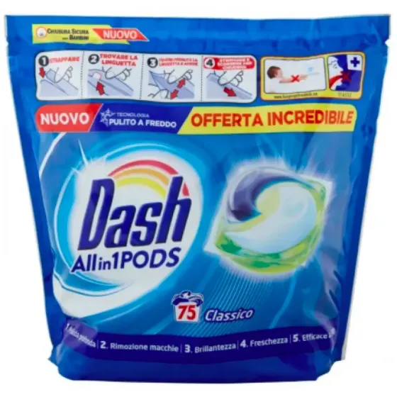 Гель-капсулы для стирки Dash Classico 3в1 75 шт Львов