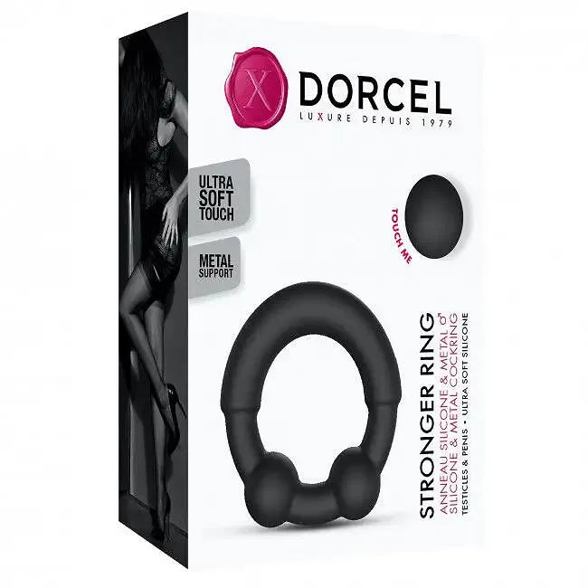 Ерекційне кільце з металевими вставками Dorcel STRONGER RING Львів - фото 8