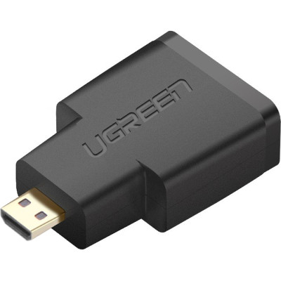 Переходник Micro HDMI M to HDMI F black Ugreen (20106) Винница - изображение 1