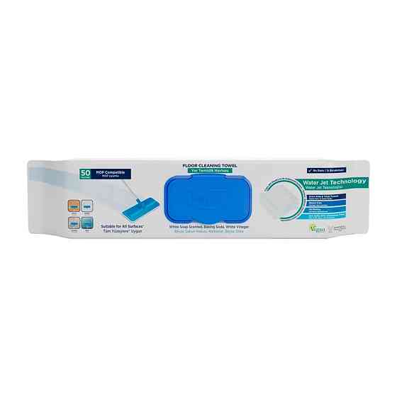 Deepfresh mop серветки вологі для прибирання підлоги 50шт Soap Гостомель