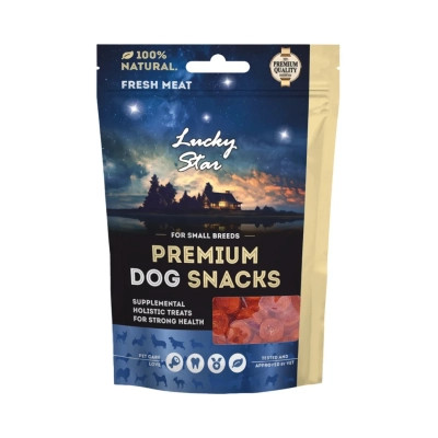 Ласощі для собак Lucky Star М&apos;які качині чіпси 65 г (4820281500626) Вінниця - фото 2