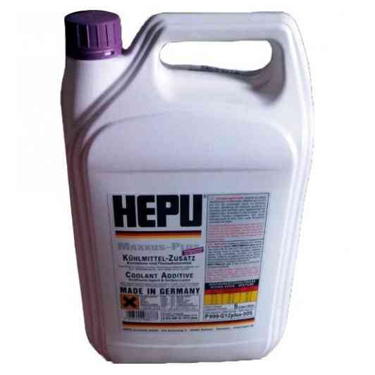 HEPU P999-G13-005 — Антифриз-концентрат 5L | Фіолетовий | G13 | Premium Longlife Ковель