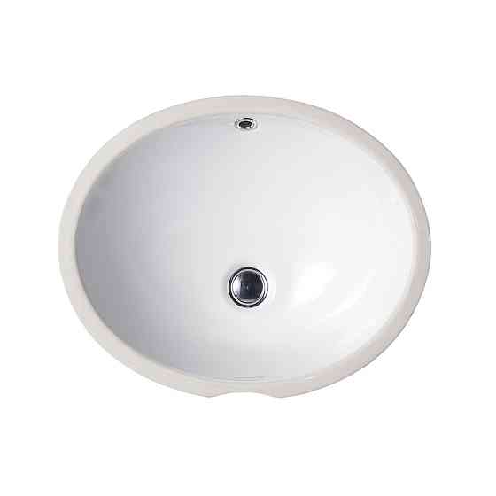 Врізна раковина під стільницю EGE Vitrifiye Pinara 465x190x370мм (91461) Білий Вінниця