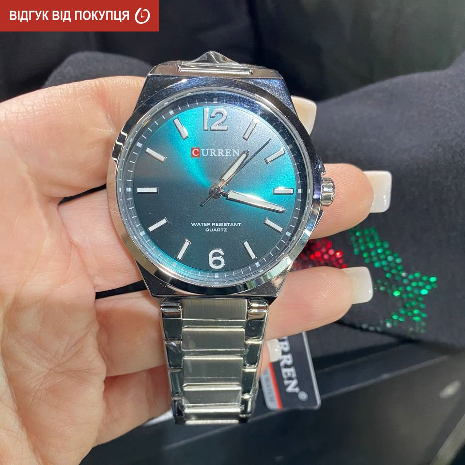 Часы мужские наручные Curren Vision Серебристый Киев - изображение 6