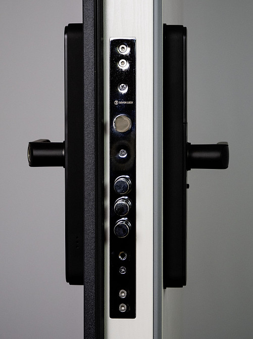 Умный дверной биометрический замок SEVEN LOCK SL-7766BF Киев - изображение 7