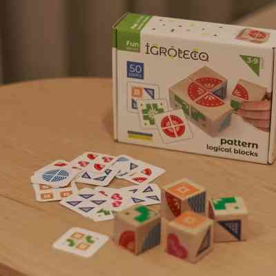 Развивающая игрушка Ігротеко Логические кубики Составь узор (900477) Винница