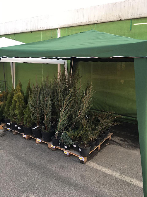 Павільйон без москітної сітки 3х3 метра. "Pico" зелений Київ - фото 2