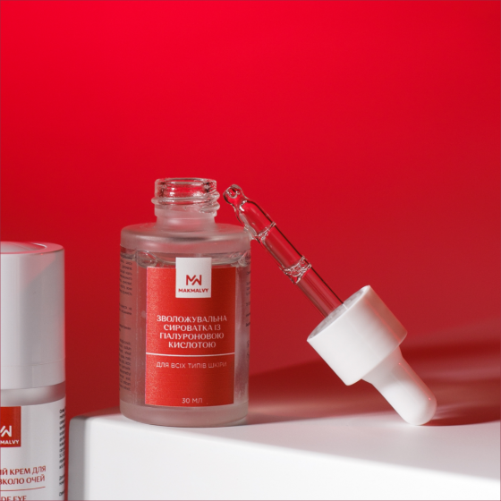 Зволожуюча сироватка з гіалуроновою кислотою Mak Malvy 30 мл Київ