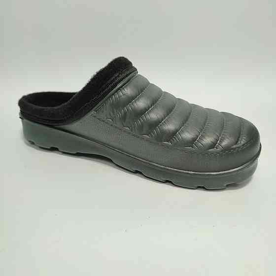 Калоші жіночі без задника хутро Верта ВМ34 оливкові Харків