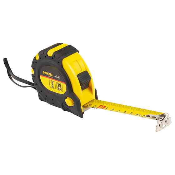 Sigma Рулетка магнитная фиксатор + тормоз 8м×25мм SIGMA (3823081) Коломыя