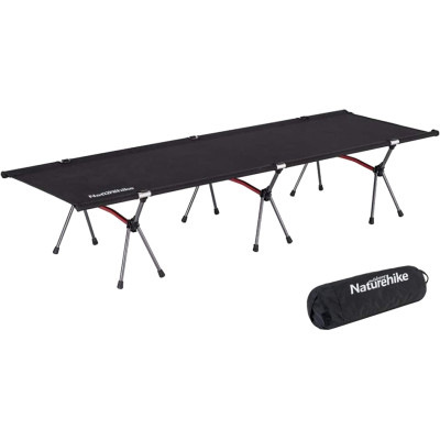 Раскладушка Naturehike NH19JJ006 Black (6927595740606) Винница - изображение 1