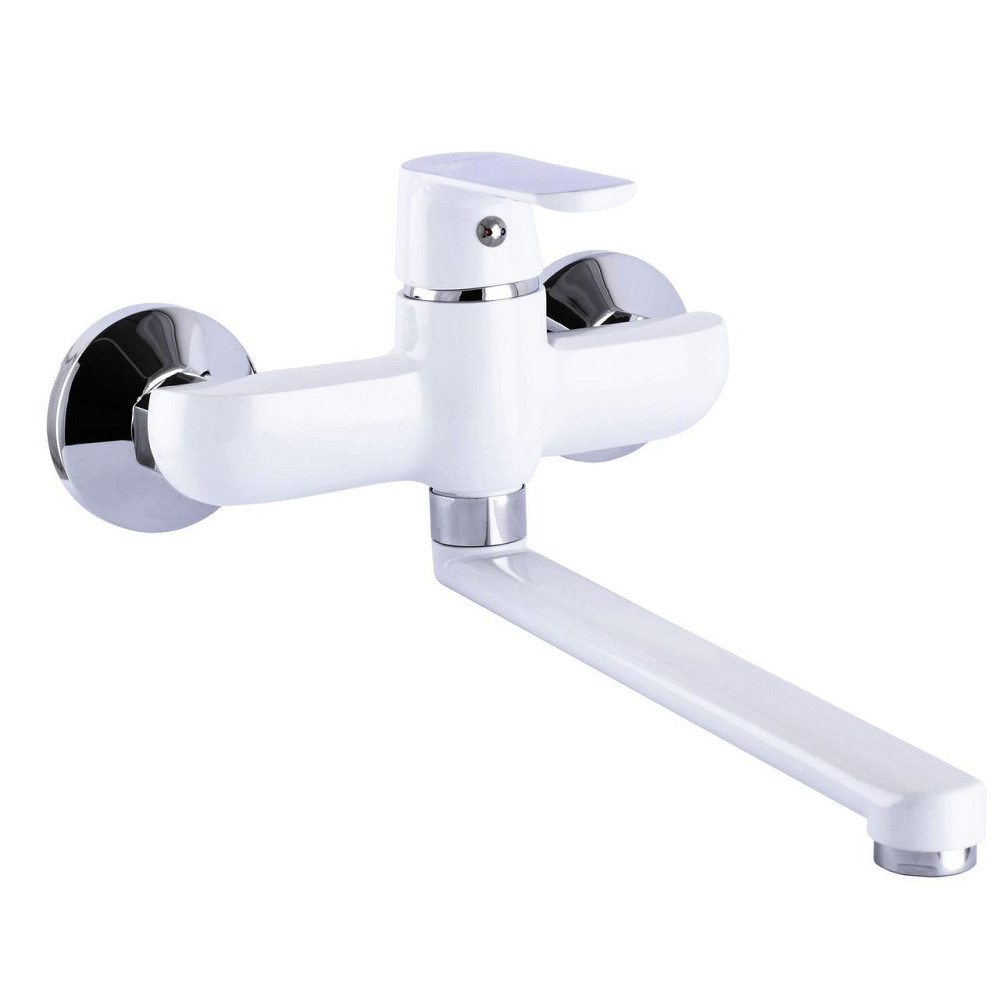 Смеситель для кухни со стены Globus Lux Laguna GLA-0104-7-WHITE (000022563) Киев - изображение 3