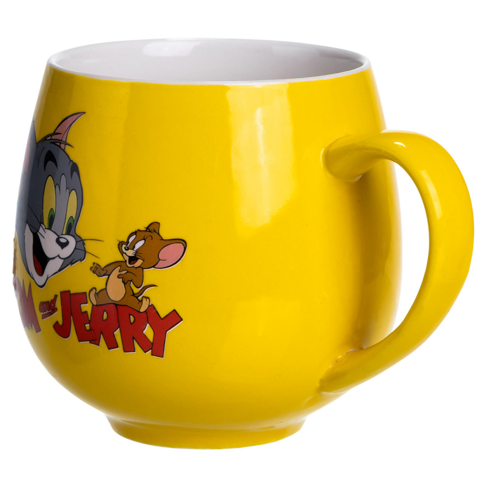 Yiwu Святкова порцелянова чашка "Веселі Герої" 400 мл, Кружка дитяча із порцеляни на подарунок Коломыя - изображение 2