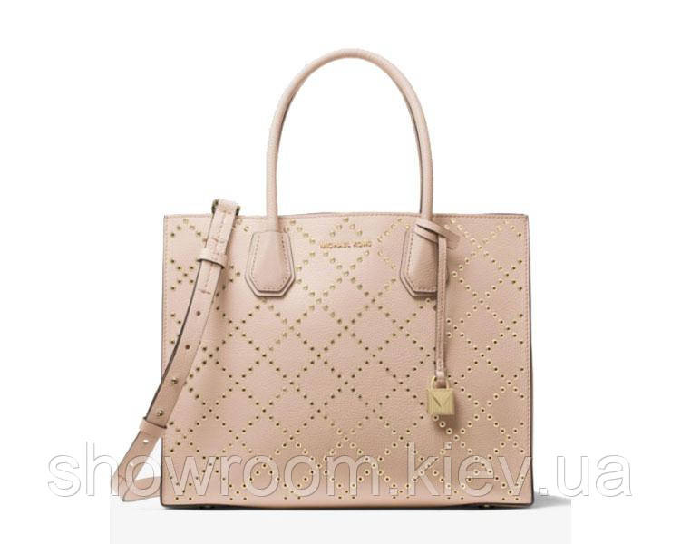 Жіноча сумка Michael Kors Mercer Grommeted medium rose Київ - фото 1