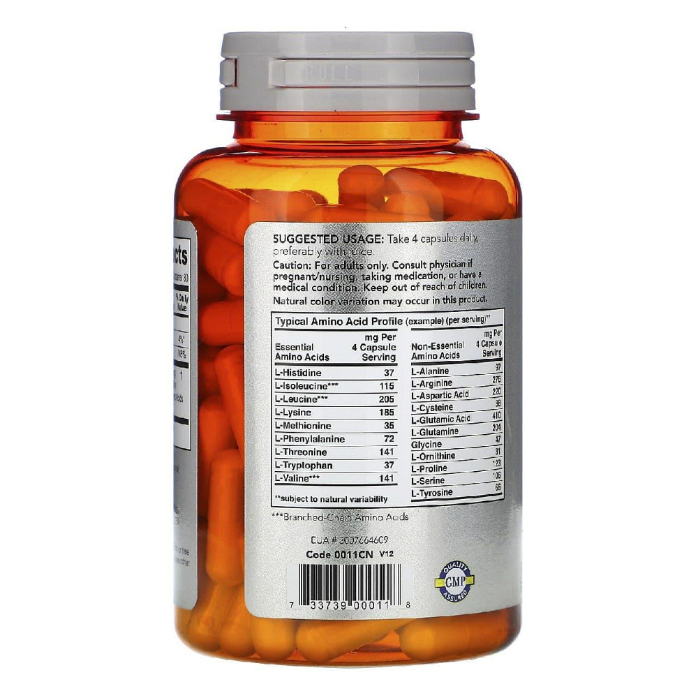 Аминокислоты Now Foods Amino Complete Amino Acids 120 вег капс Киев - изображение 3