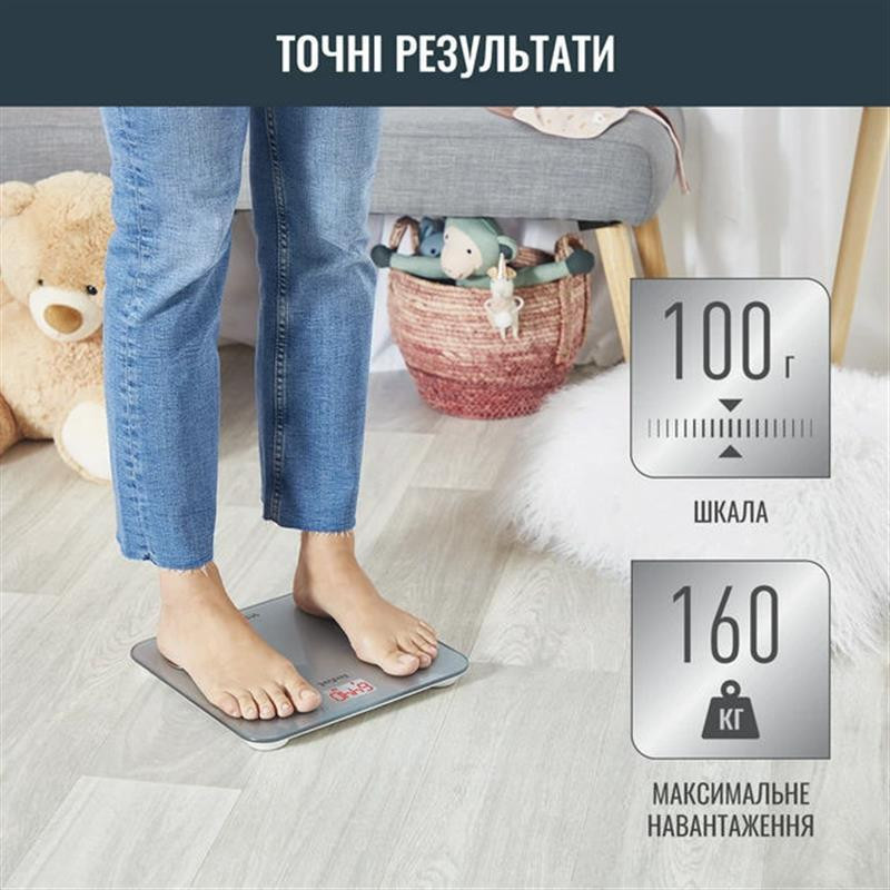 Ваги підлогові Tefal Goodvibes Life BM9600S1 ( Сріблястий ) Харків - фото 5