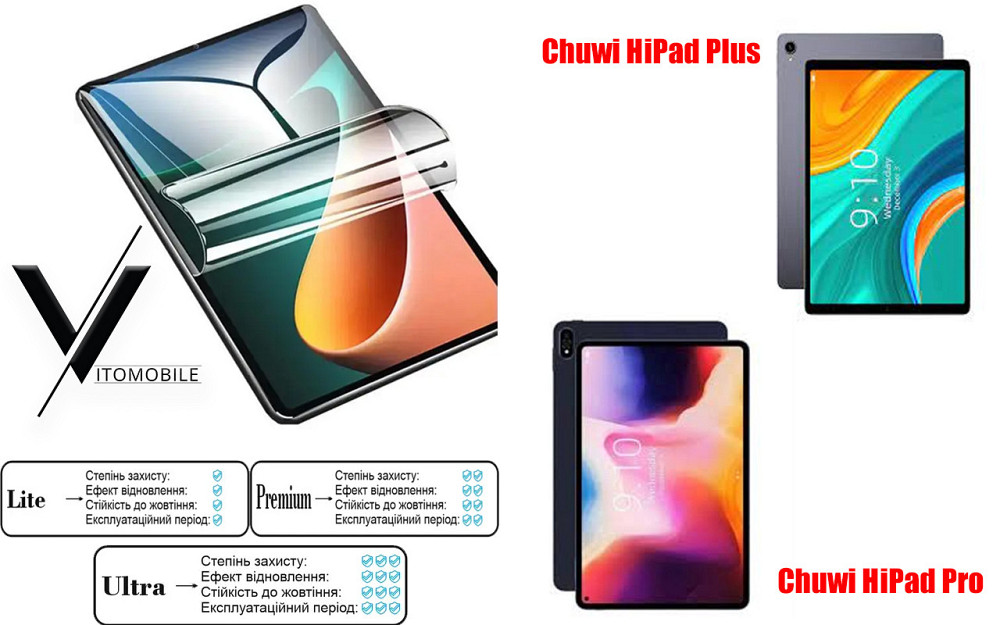 Полиуретановая пленка HyperClear Guard для Chuwi HiPad Plus Premium Киев - изображение 1