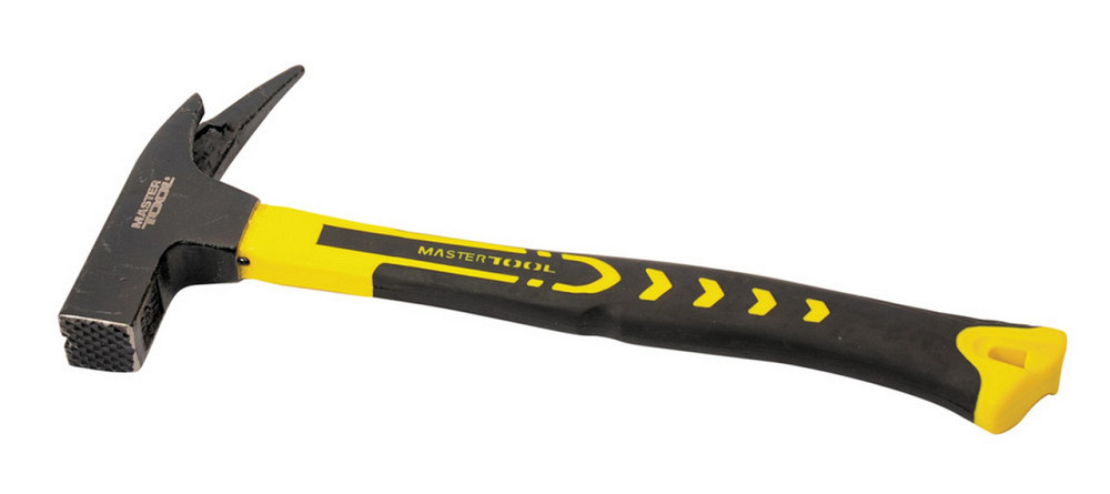 Киянка молоток MASTERTOOL 600 г HRC60 фибергласовая ручка 340 мм 02-0120 Ровно - изображение 1