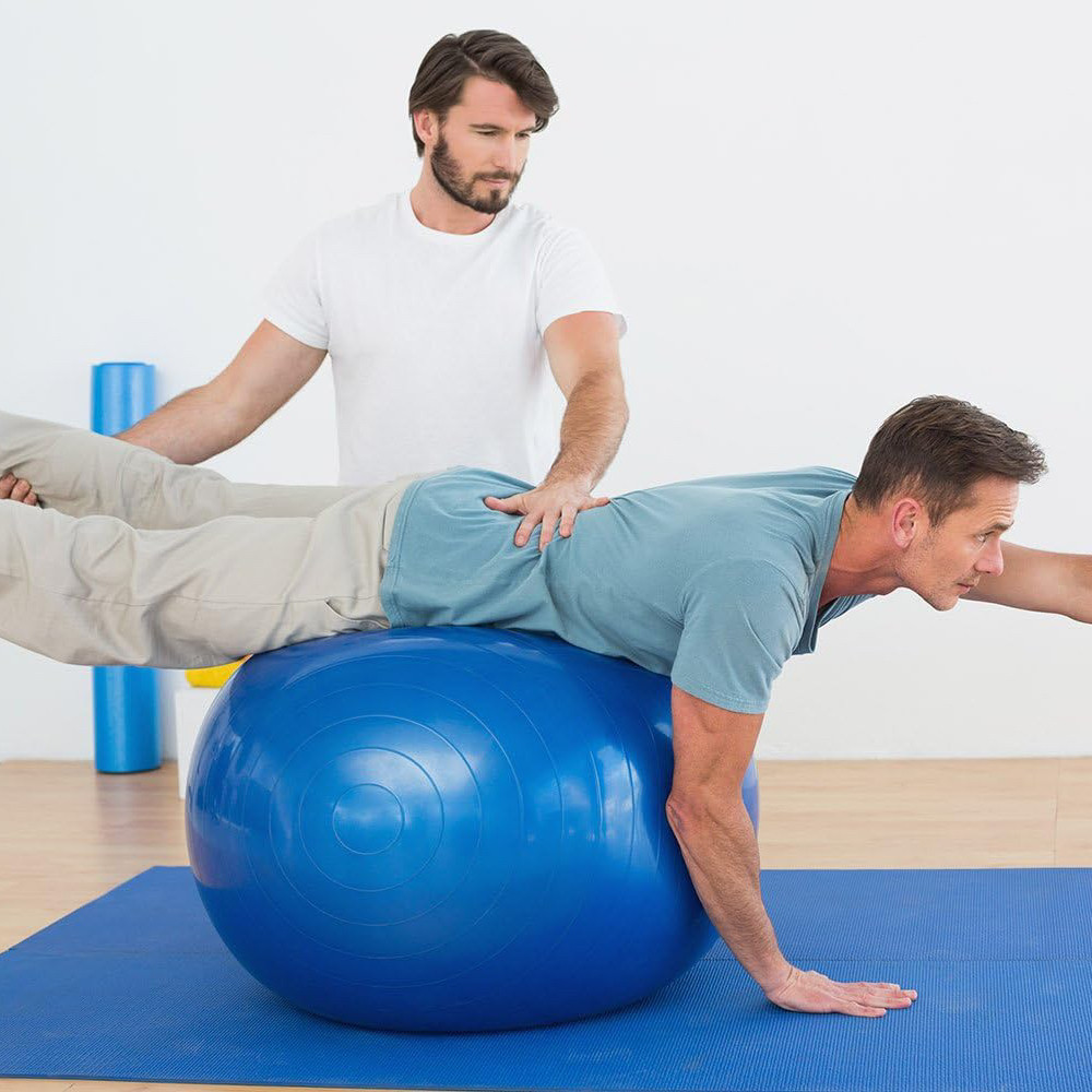 М'яч для фітнесу (фітбол) 60 см до 200 кг,Синій SBR Київ - фото 7