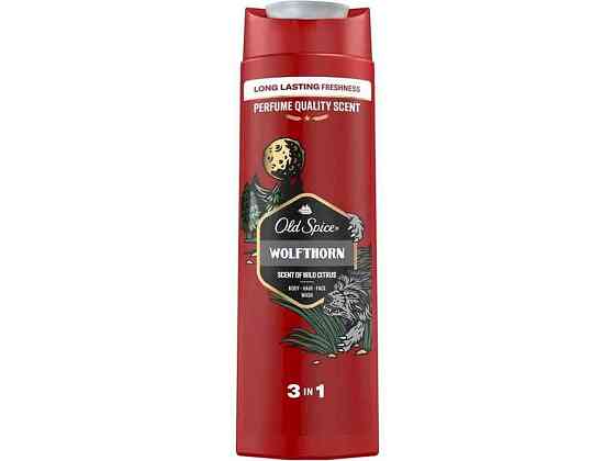 Гель-шампунь для душу 400мл Wolfthorn ТМ OLD SPICE Київ