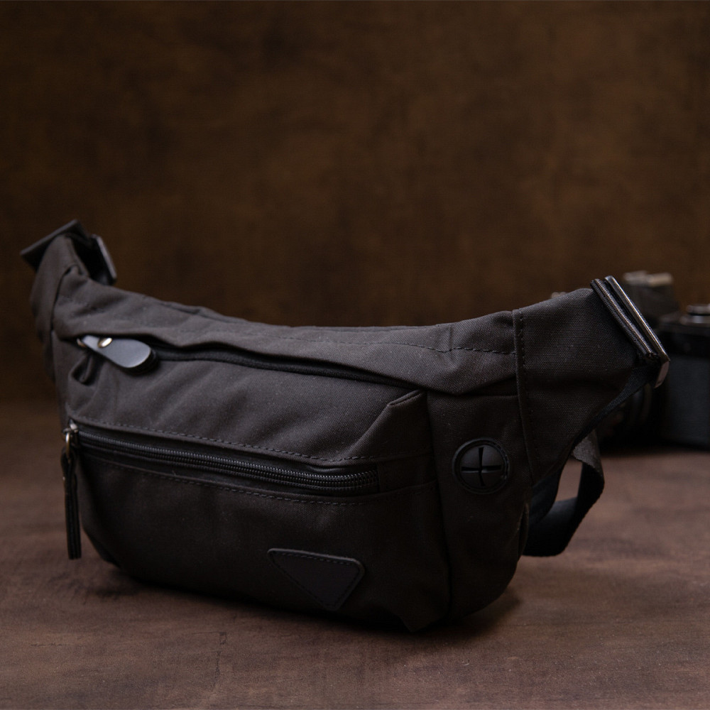 Бананка нейлон Vintage 20635 Черная Киев - изображение 3