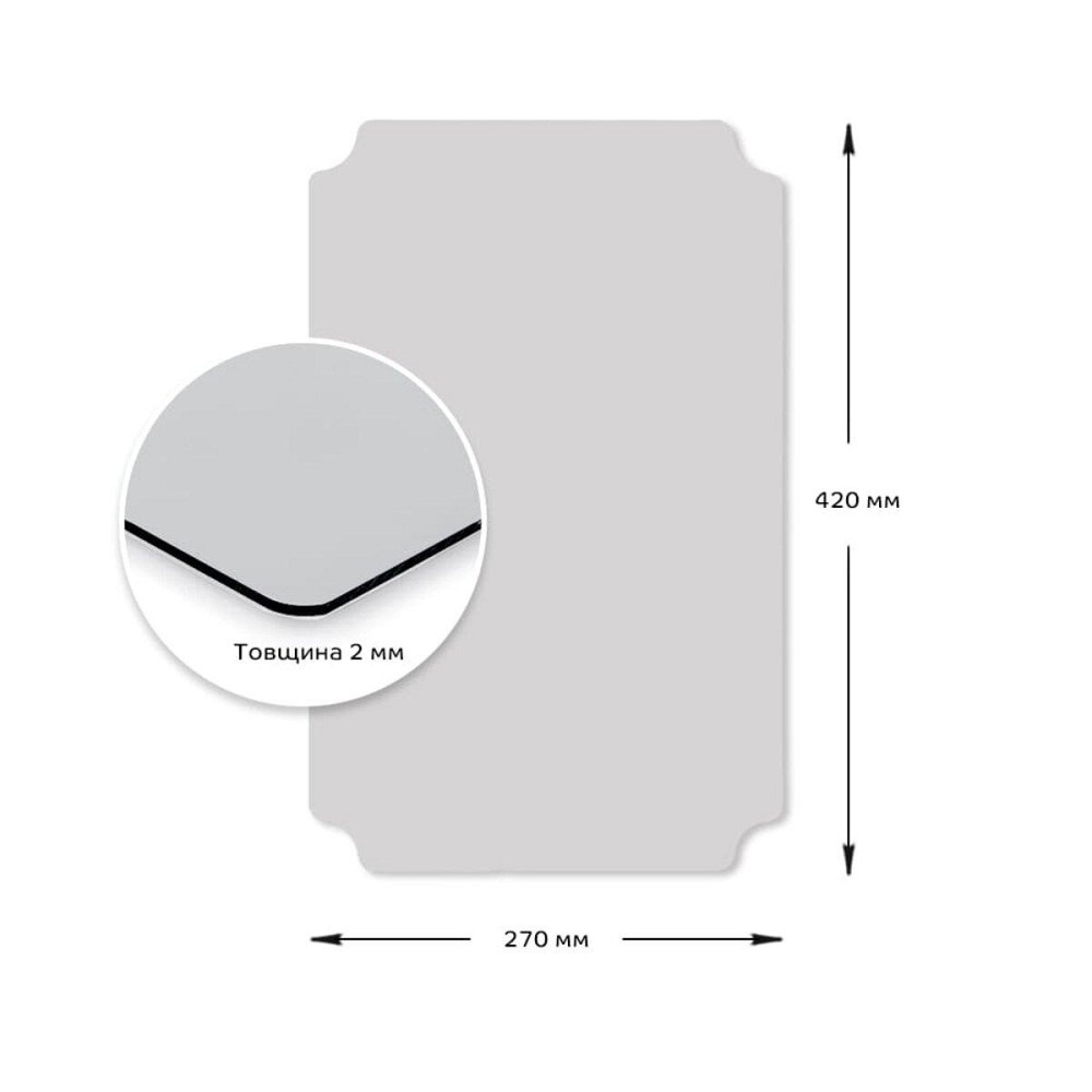 Зеркало акриловое самоклеющееся 270*420мм*2мм SW-00001520 Киев - изображение 3