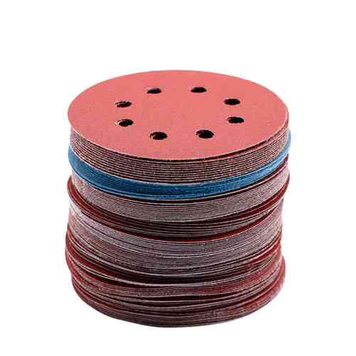 Набір шліфувальних кругів 100шт 125мм, 8 отворів, на липучці Вінниця