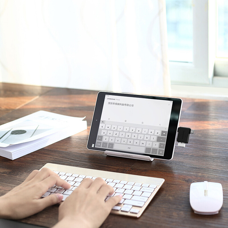 2 в 1 OTG адаптер Ugreen Micro USB + USB-C до USB3.0 30453 (Чорний) Николаев - изображение 5