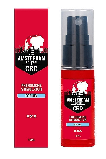 Духи з феромонами для чоловіків Original CBD Amsterdam-Pheromone Stimulator For him , 15 ml Sex Aura Київ - фото 1