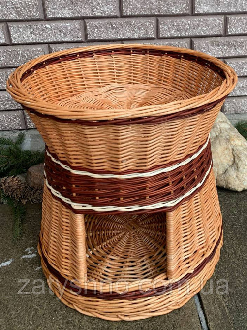 Кошик для кота плетений з лози Київ - фото 6