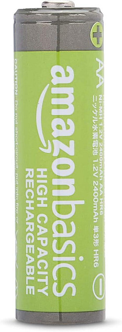 Батарейки Amazon Basics AA 12 шт NiMH 2400mAh 1.2V перезаряджувані великої ємності до 400 циклів передзаряджені Київ - фото 2