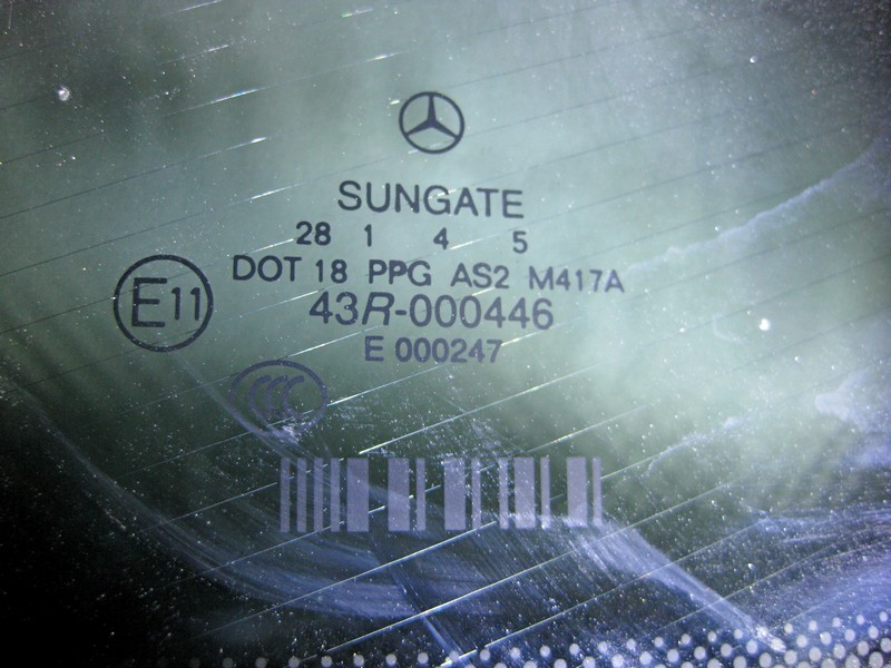 Mercedes-Benz  A2216700480 43R-000446 Задне скло S-Class W221 Одесса - изображение 8