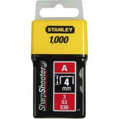 Скобы Stanley Light Duty тип а, 4мм, 1000шт (1-TRA202T) Винница