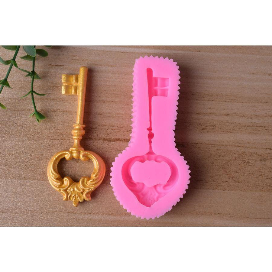 Молд силіконовий Ключ 100 на 50 мм рожевий Київ - фото 4